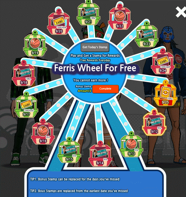 play    matches and get   bonus stamp!   - team freestyle2